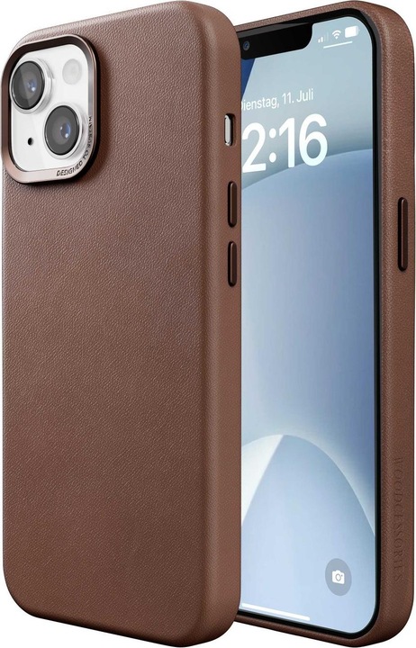 Actual product image Woodcessories Bio Leather Case (Apple iPhone 13, Apple iPhone 14)