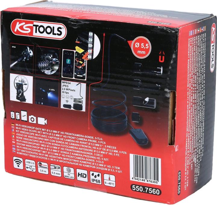 Produktbild KS Tools Wi-Fi-Videoskop-Satz