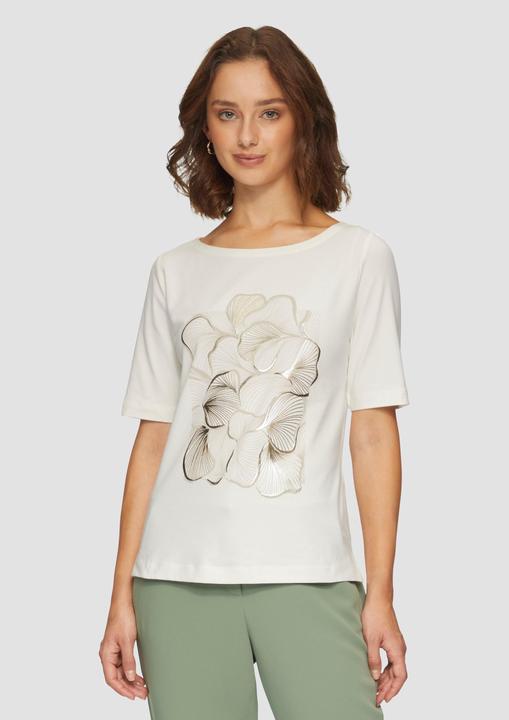 Produktbild s.Oliver T-Shirt Jerseyshirt mit glänzendem Frontprint (36)