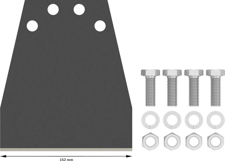 Bosch Professional Zubehör PRO SDS max Floor Scraper, 152 mm (152 mm)
