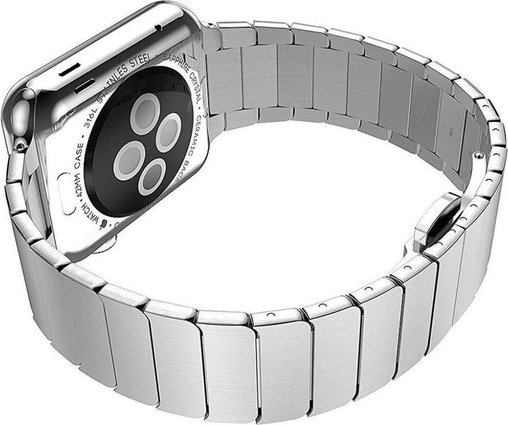 Produktbild PhoneLook Premium-Vollstahlarmband 42mm / 44mm / 45mm (42 mm, 44 mm, 45 mm, Aluminium)