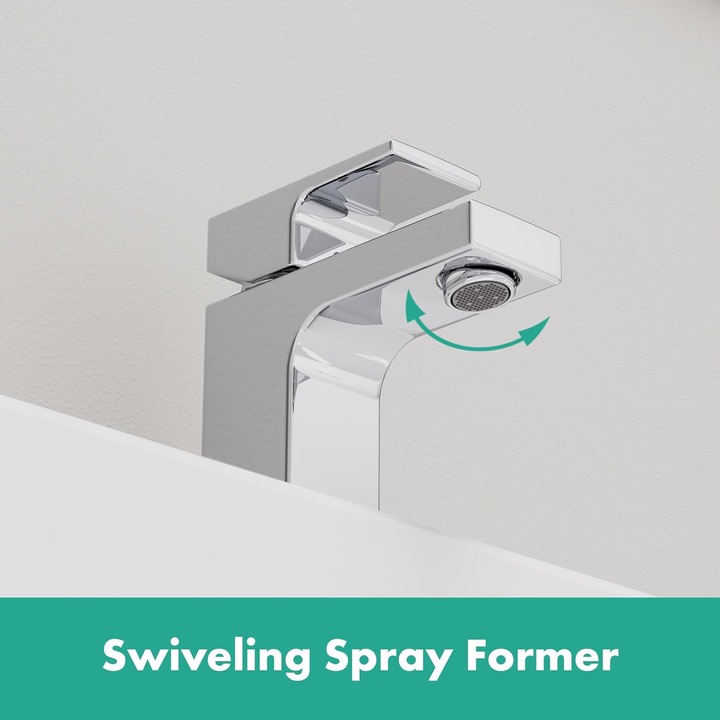 Productafbeelding hansgrohe Vernis Shape ééngreeps wastafelmengkraan 100 zonder opklapbare afvoer
