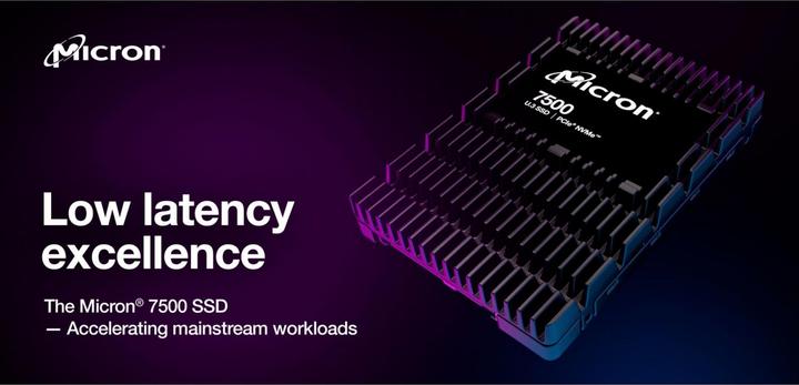Actual product image Micron 7500 PRO 3840GB U.3 TCG-Opal SSD (3840 GB, 2.5")
