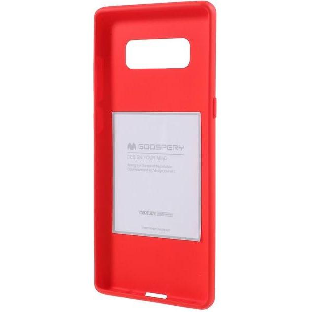 Thumbnail - Goospery Soft Feeling Jelly Series (Samsung Galaxy Note 8), Smartphone Hülle, Rot