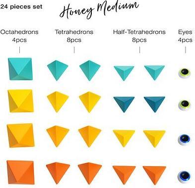 Actual product image Hape Trido Honey medium 24pcs