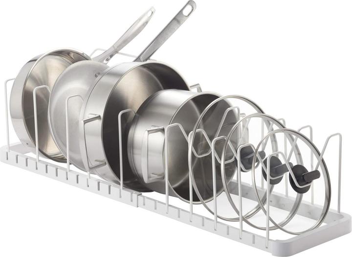 Actual product image Yamazaki Pull-out pot & pan organiser TOWER (Metal, Plastic)