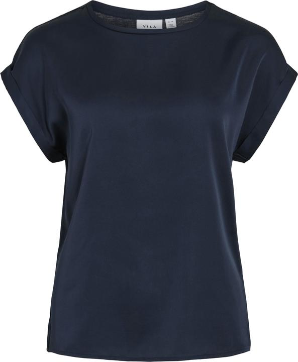 Actual product image Vila Shiny top with short sleeves (34)