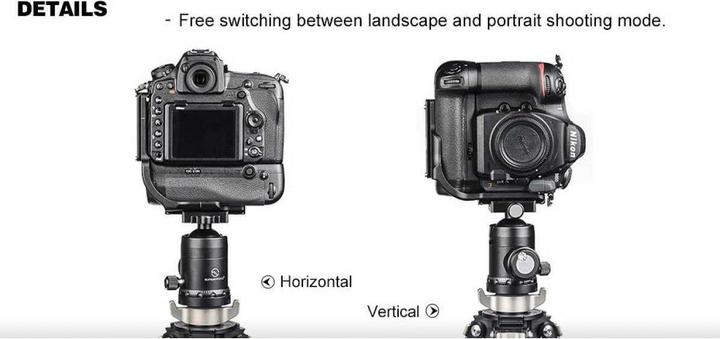 Image du produit Sunwayfoto Support en L pour Nikon D850 Grip PNL-D850G