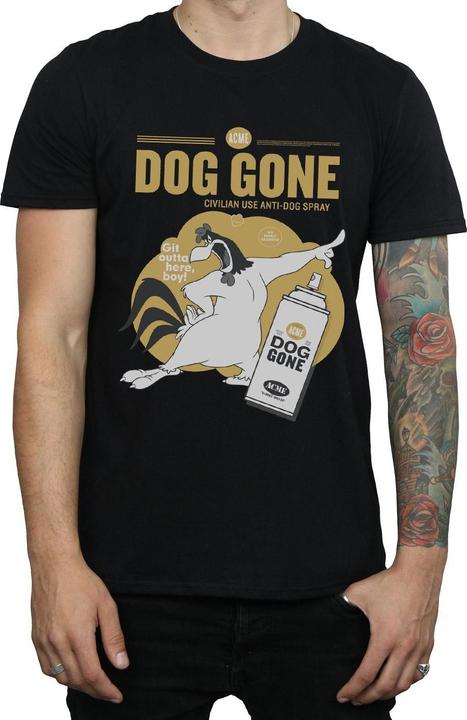 Actual product image Looney Tunes Mens Dog Gone Foghorn Leghorn Cotton T-Shirt (S)