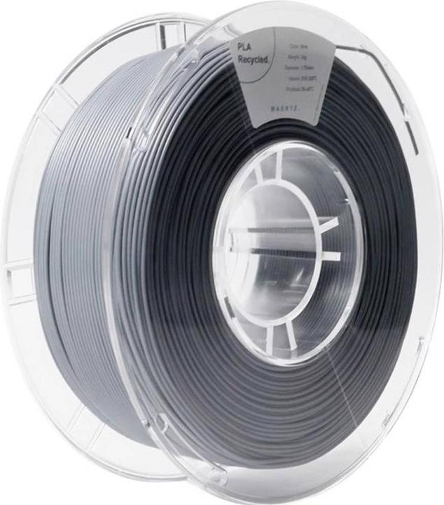 Produktbild Maertz PLA Recycled Grey 1,75 1.000 g (PLA, 1.75 mm, 1000 g)