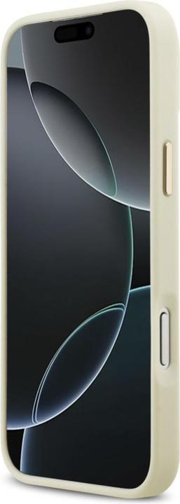 Actual product image Karl Lagerfeld case PU leather case with Karl script logo and metal camera buttons for iPhone 17 Pro (Apple iPhone 17 Pro Max)