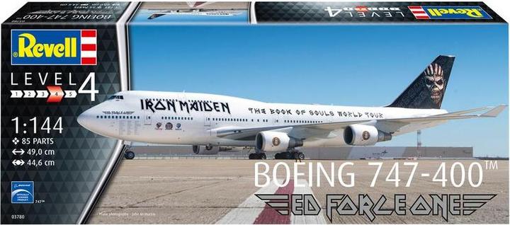 Actual product image Revell Boeing 747-400 Ed Force One