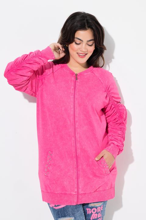 Produktbild Angel of Style Sweatjacke, Ärmel mit Raffungen, Vintage Look (52)