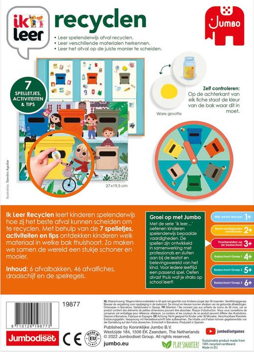 Image du produit Jumbo J'apprends à recycler (Néerlandais)