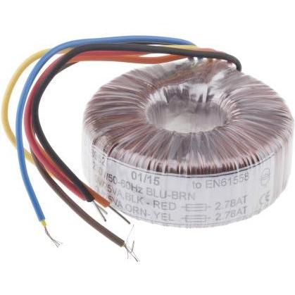 Thumbnail - Rs Pro Transformator Ringkern 50VA 2x9V, Transformator