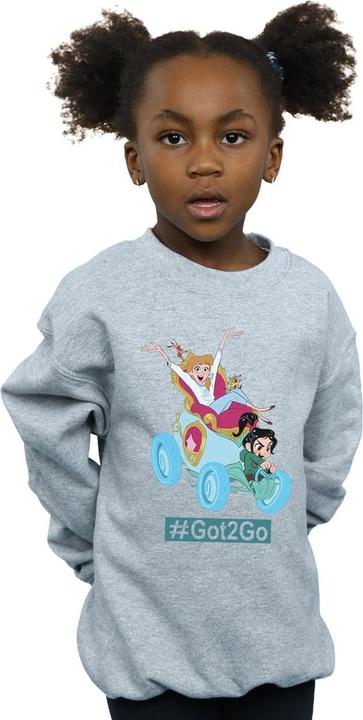 Produktbild Disney Wreck It Ralph Cinderella And Vanellope Sweatshirt Mädchen (116)