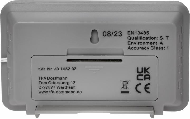 Immagine prodotto TFA 30.1052.02 LT 202 Termometro professionale digitale con sonda a cavo HACCP EN 13485 alta precisione