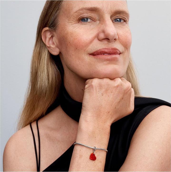 Immagine prodotto Pandora Opalescent Red Heart Dangle Charm (Argento 925)