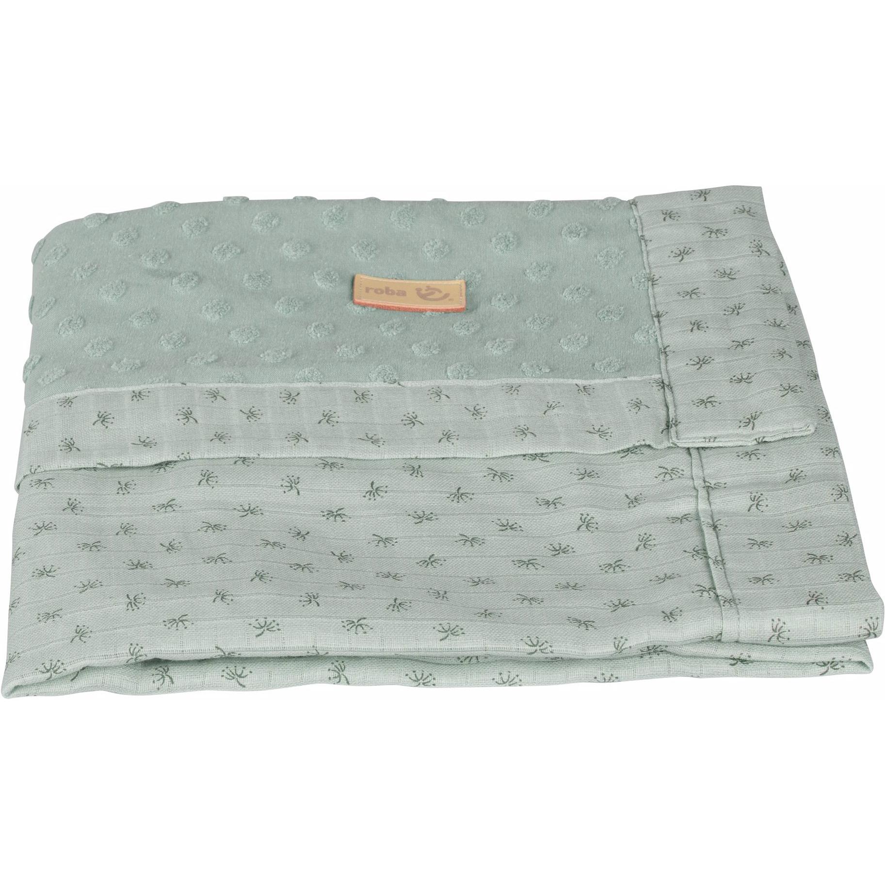 Roba, Babydeken, Babydeken Lil Planet frosty green (80 x 80 cm)