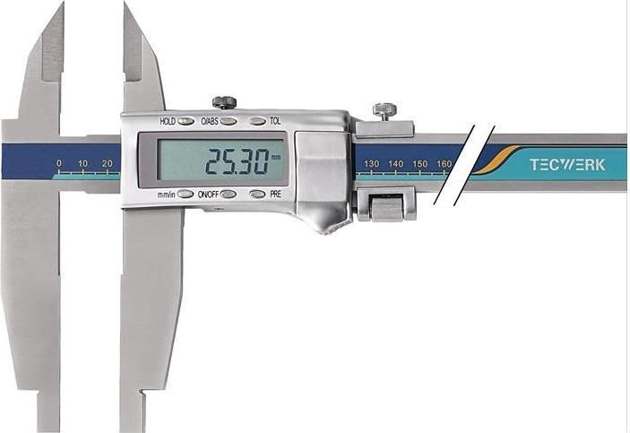 Produktbild Tecwerk Werkstattmessschieber 300 mm digital (30 cm)