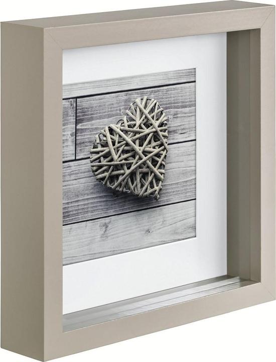 Actual product image Hama Scala 3D taupe 23x23 portrait wood passepartout (15 x 15 cm)