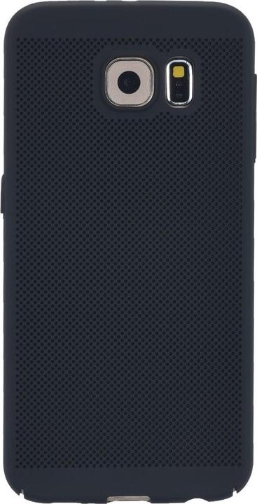 Produktbild König Design Handyhülle für Samsung Galaxy S6 Edge Schutzcase Backcover Bumper Etuis Schwarz (Samsung Galaxy S6 Edge)