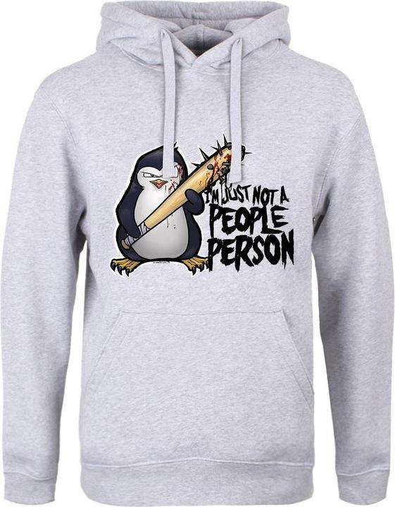 Produktbild Psycho Penguin Just Not A People Person Kapuzenpullover (XXL)