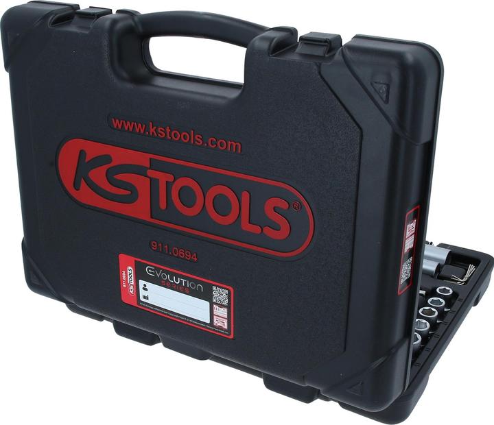 Actual product image KS Tools 1/4 +1/2 socket 94-pcs.
