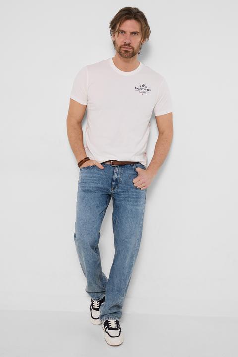 Produktbild Joe Browns Graphic Logo Tee with Front and Back Print – White (XXL)