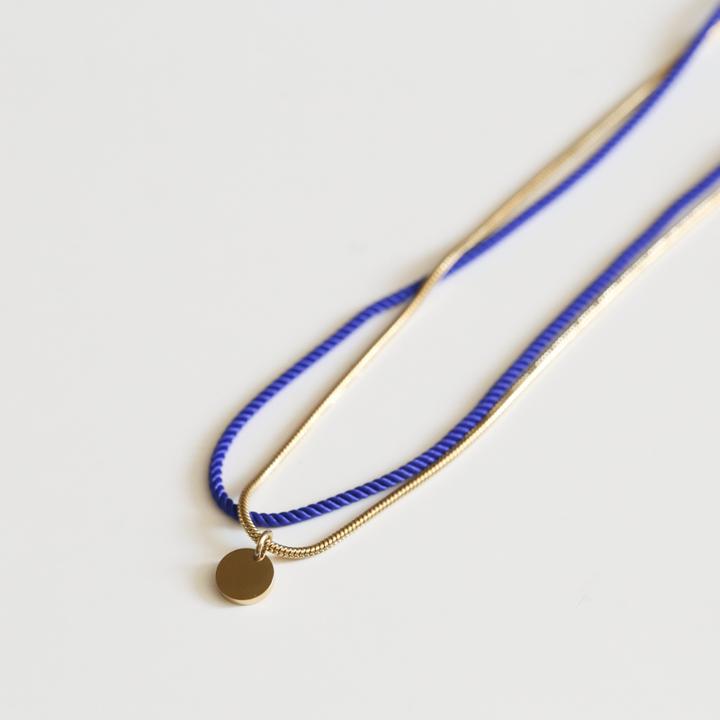 Produktbild Val&Val Majorelle Damenarmband (Edelstahl, gewachste Kordeln)