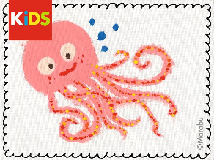 Actual product image Marabu Little Artist Art Box KiDS (Yellow, Green, Blue, Red, Brown, Beige, 36 ml)