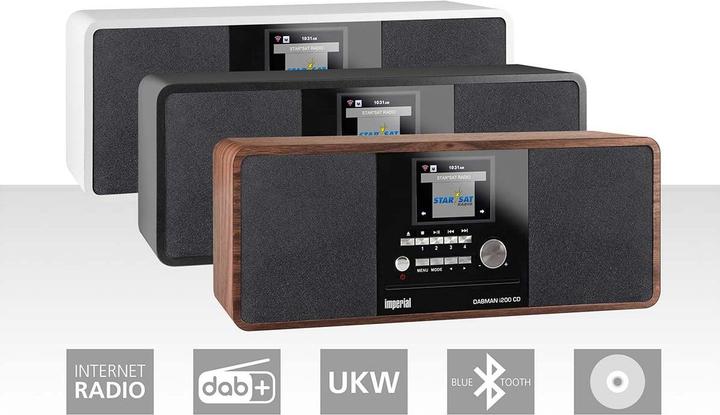 Actual product image Imperial Dabman i200 CD (DAB+, FM, Internet radio, Bluetooth, Wi-Fi)