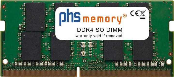 Actual product image PHS-memory 32GB RAM memory for HP Pavilion 570-p048a DDR4 SO DIMM 2666MHz PC4-2666V-S (HP Pavilion 570-p048a, 1 x 32GB)