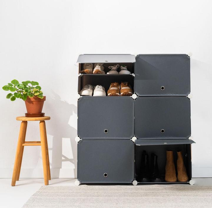 Actual product image InnovaGoods Portable modular shoe rack