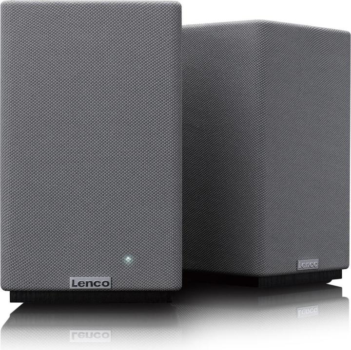 Actual product image Lenco Aktiv Lautsprecher, 2x40W, Black, BT, opt.In, USB, AUX