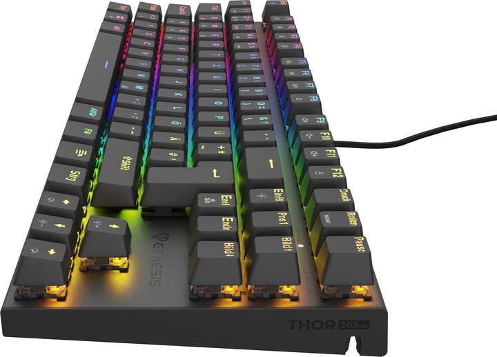 Actual product image Genesis Gaming keyboard THOR 303 TKL brown wired DE (DE, Cable)
