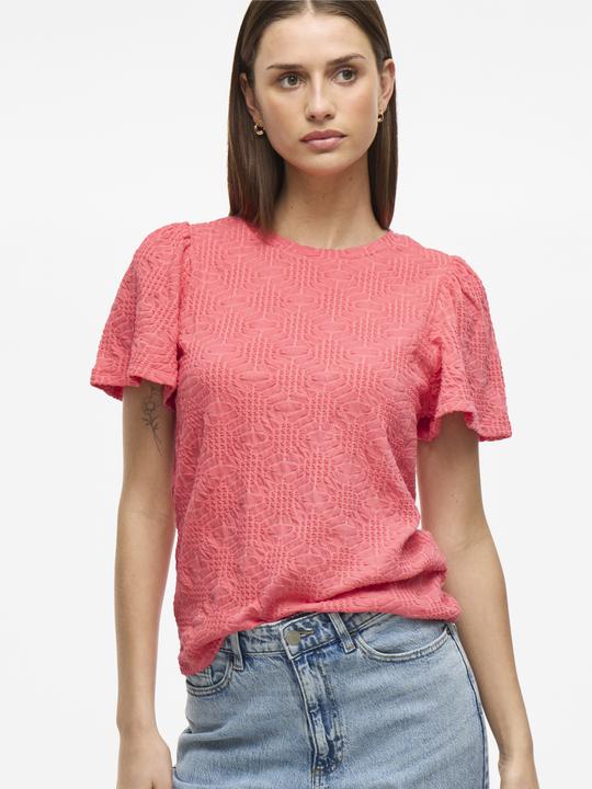 Produktbild Vila Rundhals Oberteil mit kurzen Ärmeln (XL)