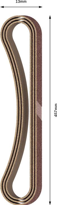 Produktbild Bosch Professional Zubehör PRO X440 Schleifband, 13 x 457 mm, G60 (60)