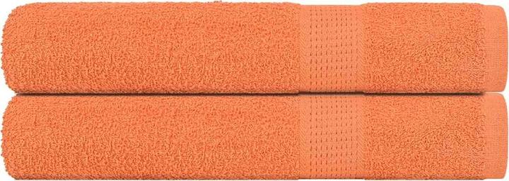 Produktbild VidaXL Handtücher 2 Stk. Orange 100x200 cm 360 g/m² 100% Baumwolle Strandtuch