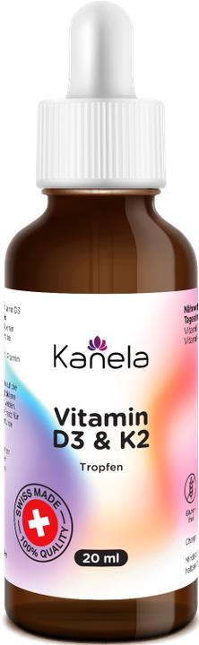 Produktbild Kanela Vitamin D3 & K2 Tropfen (20ml) (1 Stück, Tropfen)