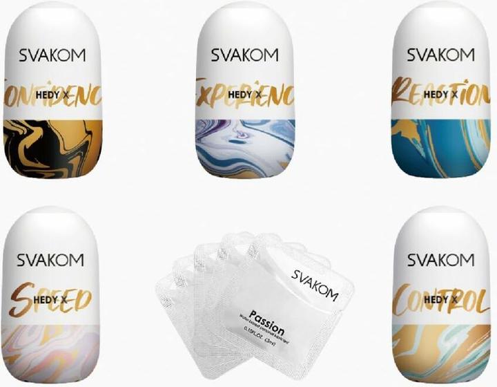 Immagine prodotto Svakom Hedy X Masturbator 5-Pack Mixed Textures
