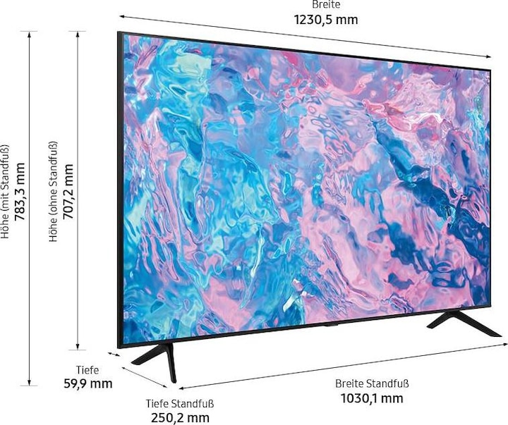 Produktbild Samsung UE55CU7172U (55", CU7170, LED, 4K, 2023)