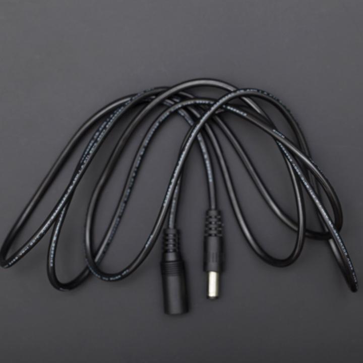 Image du produit DFRobot Câble d'extension DC de 1.5m Barrel Jack 5.5mm/2.1mm mâle (Cordes)