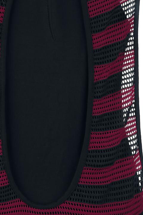 Produktbild RED by EMP 2 in 1 Double Layer Stripe Mesh Top (S)