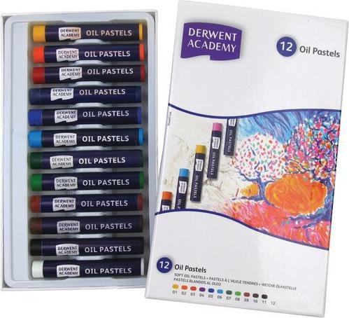 Immagine prodotto Derwent Pastelli ad olio multicolore, 12 pezzi (1 x)