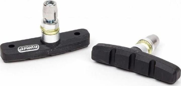 Actual product image Elvedes Brake shoes V-Brake 72 x 10 mm, Black (Shimano, Rubber)