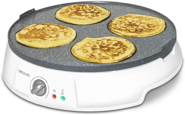 Produktbild Cecotec Crêpière compatible Fun Crepestone Twin (Blanc)