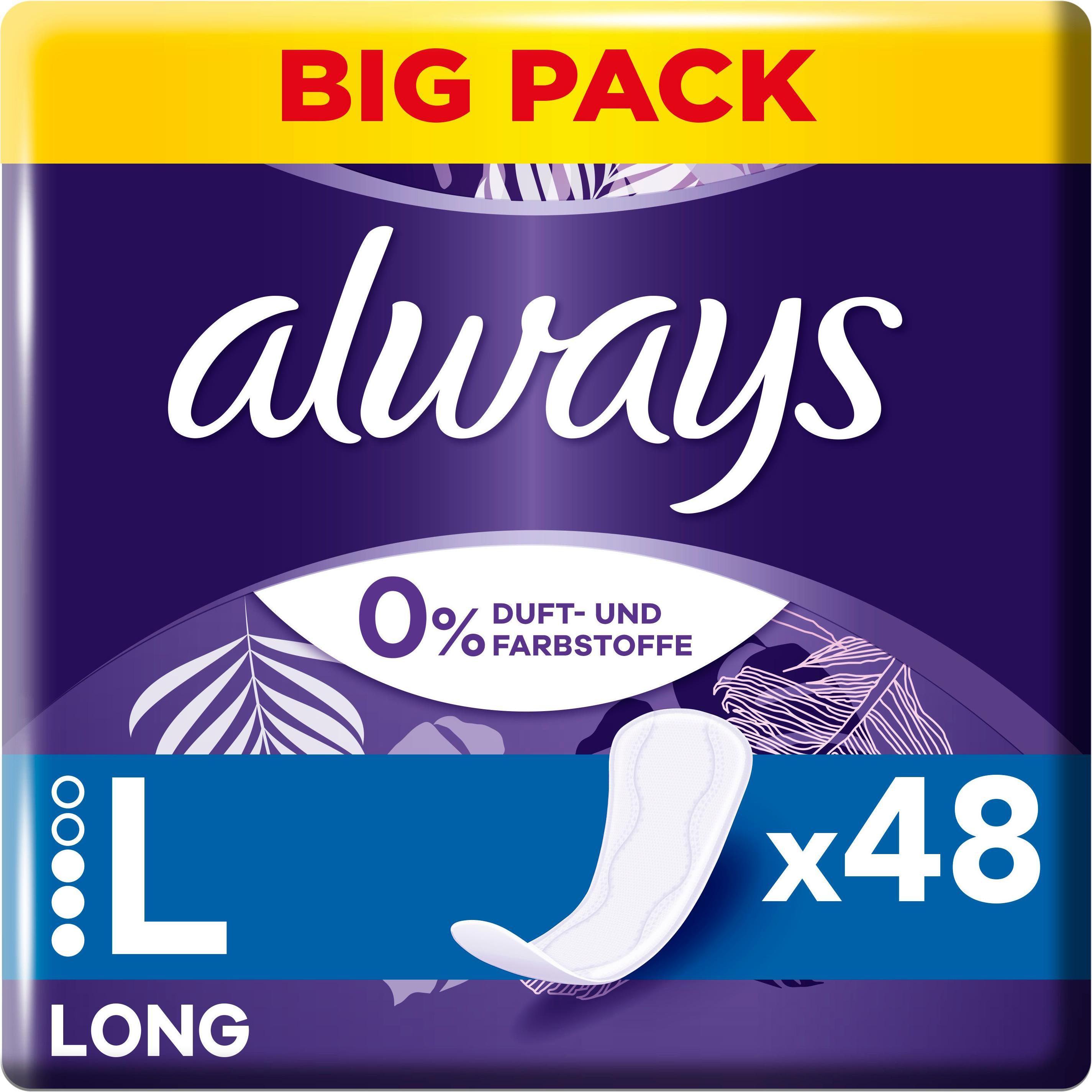 Always, Binden, Daily Protect Long (48 x, Slipeinlagen)