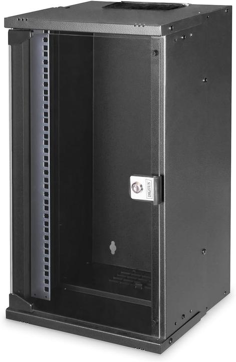 Digitus 10" 12HE Wandgehäuse, SOHO PRO 591 x 316 x 298 mm, schwarz (12 HE, 10 Zoll Rack)