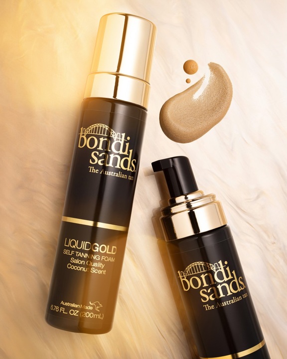 Actual product image Bondi Sands Liquid Gold Self Tanning Foam 200 ml (Self tanning serum, 200 ml)